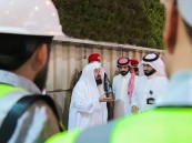 السديس يدشن مبادرة مشروع الغطاء النباتي بساحات المسجد الحرام