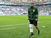 “العكاز” يلازم سلمان الفرج في تدريبات الأخضر