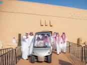 بالصور .. خادم الحرمين الشريفين يزور مقر إمارة منطقة الرياض وقصر المصمك