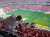 بالصور .. مسح أمني ضد أسلحة الدمار الشامل لملاعب المونديال في قطر