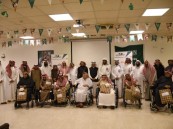 جمعية البر بالشرقية توزع كسوة الشتاء على كبار السن بدار الرعاية الاجتماعية