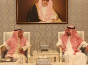 الوزير المفوض إبن خرصان في ضيافة رجل الأعمال “معاذ الماجد “