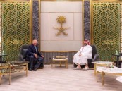 ولي العهد يجتمع مع عضو مجلس الشيوخ الأمريكي عن ولاية كارولينا الجنوبية السيناتور جراهام