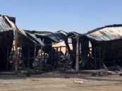 مشاهد مروعة لسوق الصواريخ في جدة بعد إخماد الحريق