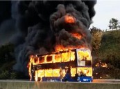 مقتل سبعة أشخاص جراء انفجار أسطوانة غاز بحافلة في باكستان