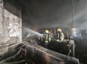 نتج عنه أضرار مادية.. الدفاع المدني يخمد حريقًا في مطعم بخميس مشيط