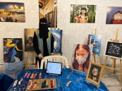 الغزال: طوعت أدوات الرسم لتجسيد بوحي على لوحاتي