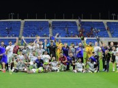 بالصور.. العدالة برباعية جميلة يلحق بالفيصلي أول خسارة