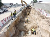 أمانة الشرقية تستكمل مشروع تصريف مياه الأمطار بشارع الملك عبدالعزيز في النعيرية