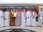 أمير الشرقية يستقبل نادي قرية العليا بمناسبة تحقيقه بطولة المملكة للمبارزة