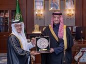 محافظ الأحساء يستقبل الرئيس السابق والحالي للمؤسسة العامة للري