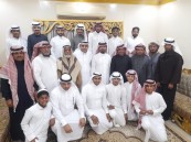 بالصور.. أسرة الحربي بالعيون تحتفل بعقد قران ابنها الشاب “صالح”