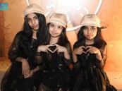 بالصور.. فرحة الأطفال في الأحساء بيوم التأسيس