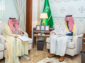 نائب أمير الشرقية يلتقي المشرف العام على جمعية البر
