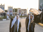 بالصور.. شاهد كيف احتفلت الأحساء بيوم التأسيس وسط قلعة الأمانة