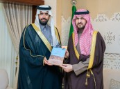 نائب أمير الشرقية يستقبل المشرف العام على بطولة الدمام للصقور