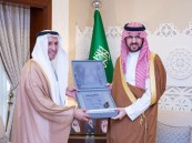 نائب أمير الشرقية يستقبل الرئيس التنفيذي لبنك التنمية الاجتماعية