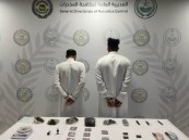 القبض على شخصين بالمنطقة الشرقية لترويجهما (1.7) كيلوجرام من مادة الحشيش المخدر