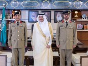 أمير الشرقية يقلد قائد قوة أمن المنشآت برأس تنورة رتبته الجديدة (لواء)