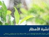 الشرقية أعلى معدل.. (136) محطة تسجل هطول الأمطار في (11) منطقة بالمملكة