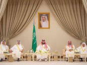 ولي العهد يستقبل في المنطقة الشرقية أصحاب السمو والفضيلة والمعالي وجمعا من المواطنين