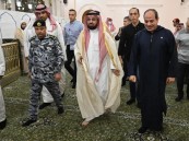 لقطات من زيارة السيسي للمسجد النبوي