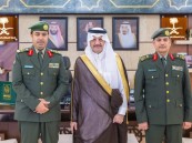 أمير الشرقية يقلد مدير جوازات جسر الملك فهد رتبته الجديدة