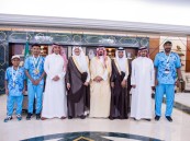 بسبب إنجازات فريق السهام.. أمير الشرقية يستقبل مجلس إدارة نادي القرية العليا