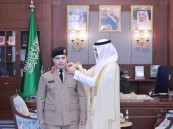 محافظ الأحساء يقلّد قائد قوة المنشآت بالمحافظة رتبته الجديدة