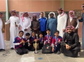 مدرسة الملك عبدالعزيز تختتم دوري كرة القدم برعاية جمعية النجاح الشبابية 