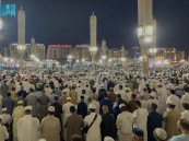 جموع المصلين يشهدون ختم القرآن الكريم بالمسجد النبوي