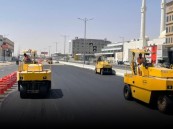 أمانة الأحساء تنجز الاتجاه الأول وتبدأ في الثاني بتقاطع الملك عبدالله مع الخليج