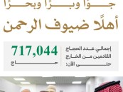 حتى 23 ذو القعدة.. 717 ألف حاج يصلون إلى السعودية عبر كافة المنافذ