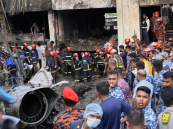 27 شخصًا حصيلة ضحايا تحطم طائرة عسكرية في بنجلاديش