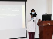 مستشفى الملك فيصل ينظّم محاضرة حول الأخلاقيات المهنية والامتثال القانوني للكوادر التمريضية