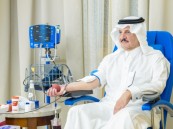 أمير الشرقية يشارك في الحملة الوطنية للتبرع بالدم