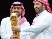 ولي العهد يتوج فريق فالكونز بلقب كأس العالم للرياضات الإلكترونية