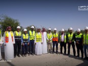 وفد من هيئة تطوير الأحساء يزور مشروع محطة ضخ المياه المجددة بالغويبة
