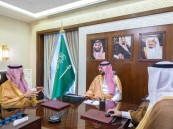 نائب أمير الشرقية يستقبل رئيس مجلس إدارة مسابقة “مجسم وطن”
