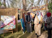 سمو محافظ الأحساء يزور ملتقى “مفن” الفني الدولي