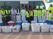 بالصور.. جمعية العيون التطوعية توفر 520 وجبة إفطار صائم