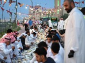 مائدة واحدة وقلب واحد.. إفطار أهالي الجفر يعزز أواصر الأخوة (صور)