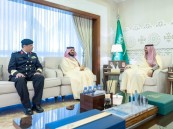 نائب أمير الشرقية يستقبل قائد حرس الحدود اللواء بحري علي الأحمري بالمنطقة