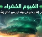الغيوم الخضراء.. أستاذ مناح يحذر من طقس شديد العنف
