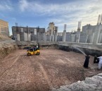 استكمال أعمال الحفر والإحلال لمشروع مسجد العوينة بالأحساء