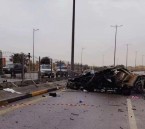 فاجعة في الأحساء.. وفاة 4 إخوة إثر حادث مروري مروّع ” صور “