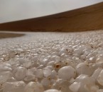 فيديو وصور| لأول مرة في تاريخها.. هجرة الطويلة بالأحساء‬⁩ تكتسي بالبياض إثر بردية الثلاثاء