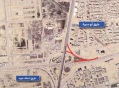 إغلاق 3 مسارات بتقاطع الملك فهد وأبو حدرية لتصريف الأمطار