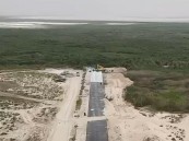 بالصور.. إنجاز 80% من مشروع القناة الصندوقية بالأحساء لتصريف السيول نحو بحيرة العيون