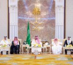 نيابة عن الملك سلمان.. ولي العهد يستقبل المهنئين بعيد الأضحى المبارك